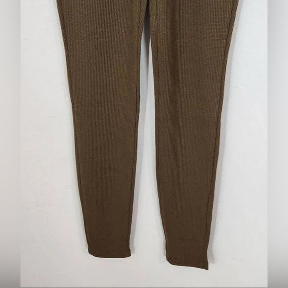 WeWoreWhat Brown Leggings High-Waisted Stretchy Fit - Picture 4 of 10